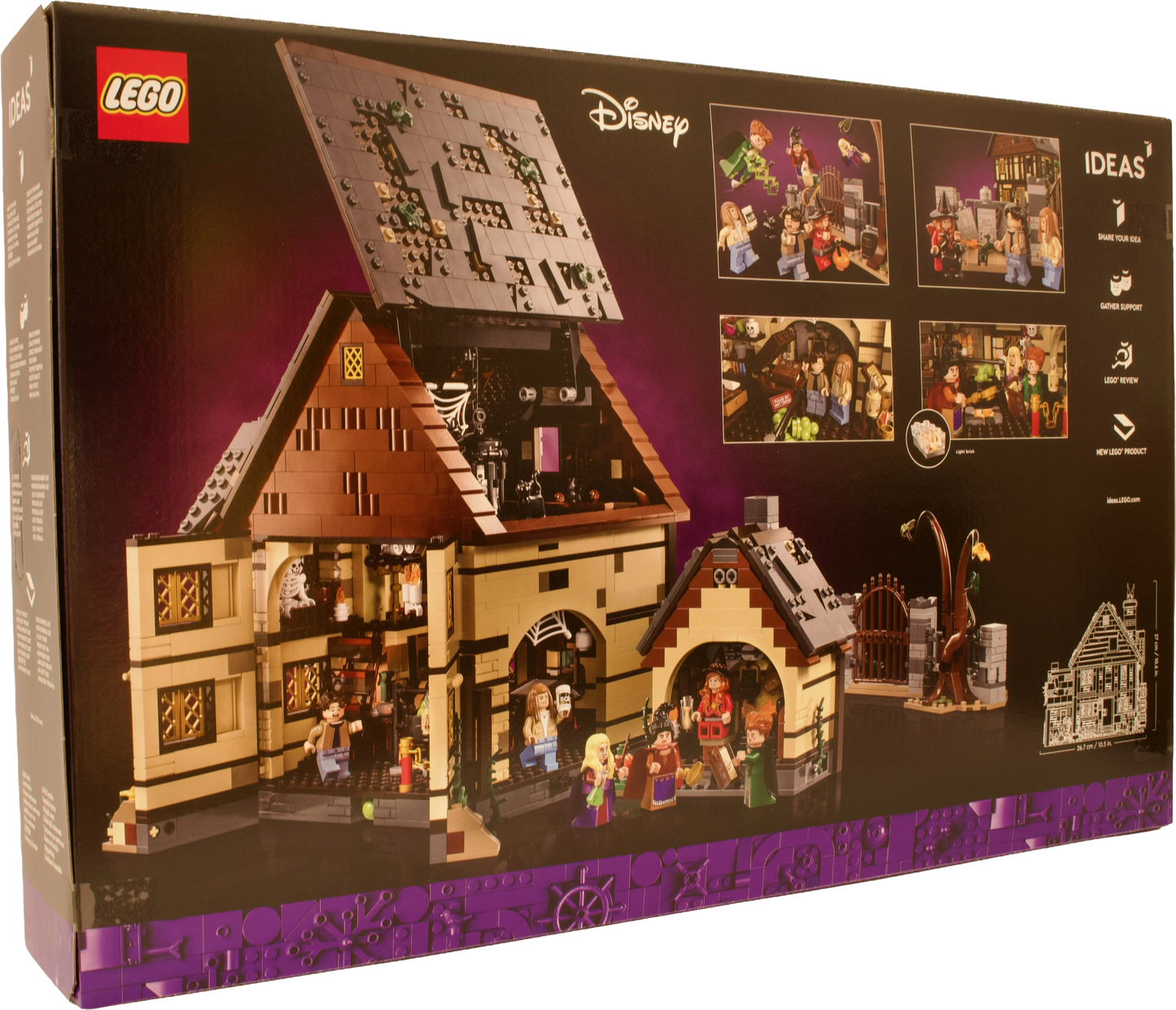 LEGO® Ideas Disneys Hokus Pokus: Sanderson-søstrenes hytte (21341)