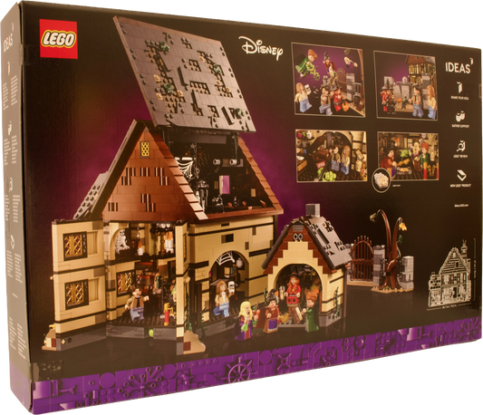 LEGO® Ideas Disneys Hokus Pokus: Sanderson-søstrenes hytte (21341)