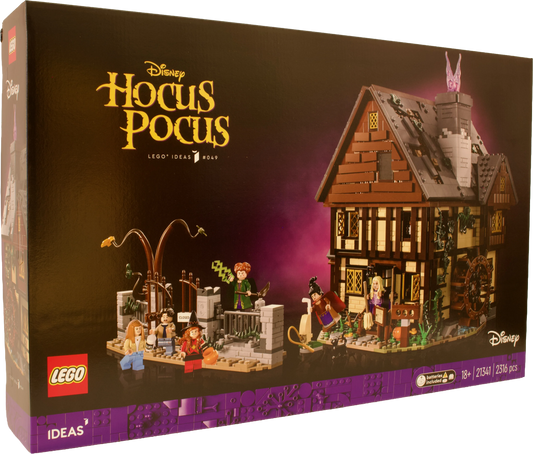 LEGO® Ideas Disneys Hokus Pokus: Sanderson-søstrenes hytte (21341)