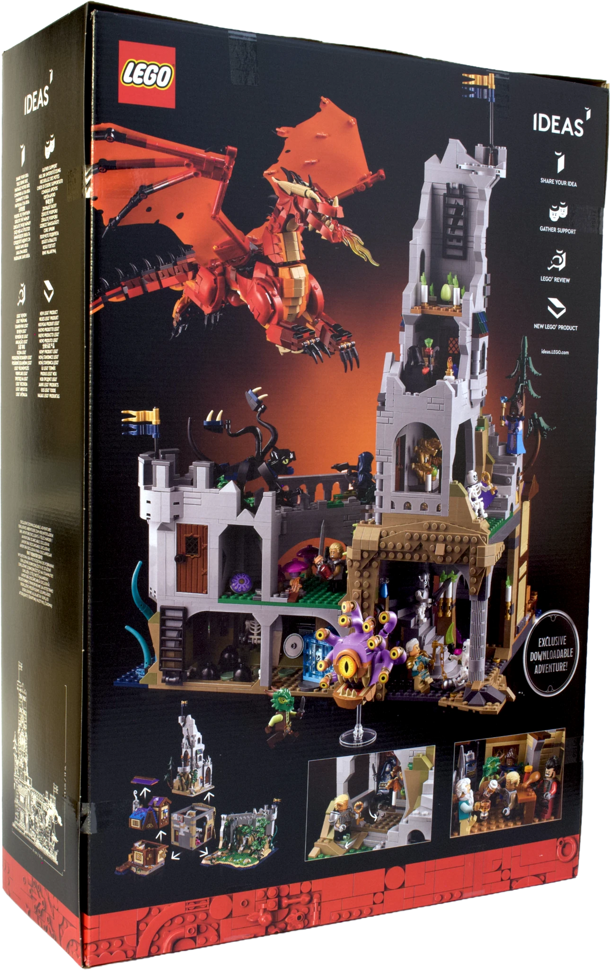 LEGO® Ideas Dungeons & Dragons: Den røde drages fortælling (21348) - Magnibrique