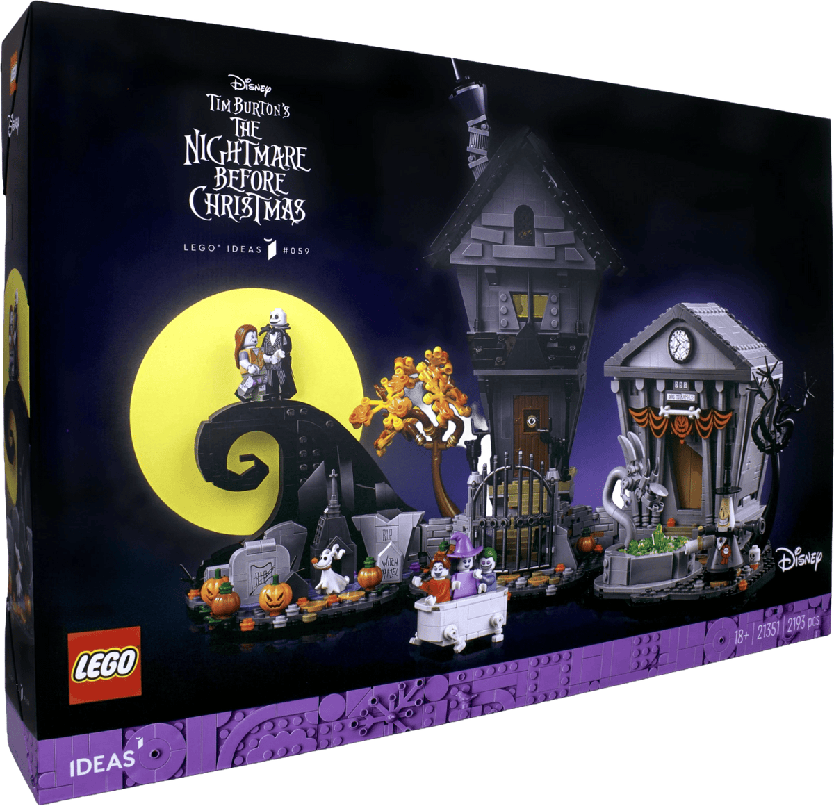 LEGO® Ideas Disney™ Tim Burton's The Nightmare Before Christmas (21351) - Magnibrique
