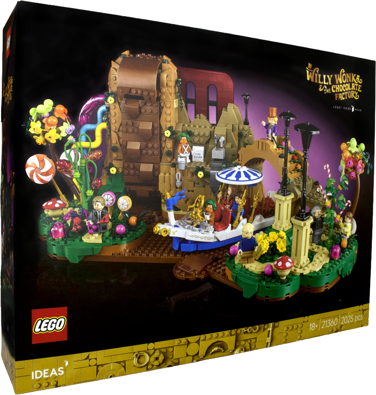 LEGO® Ideas Willy Wonka og chokoladefabrikken (21360) - Magnibrique