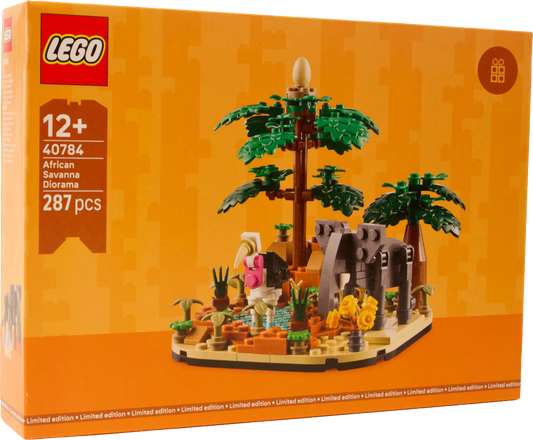LEGO® Diorama med afrikansk savanne (40784)