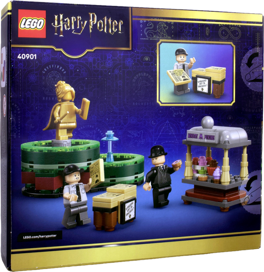 LEGO® Harry Potter™ Stande med ministerie-snacks og Profettidende (40901) - Magnibrique