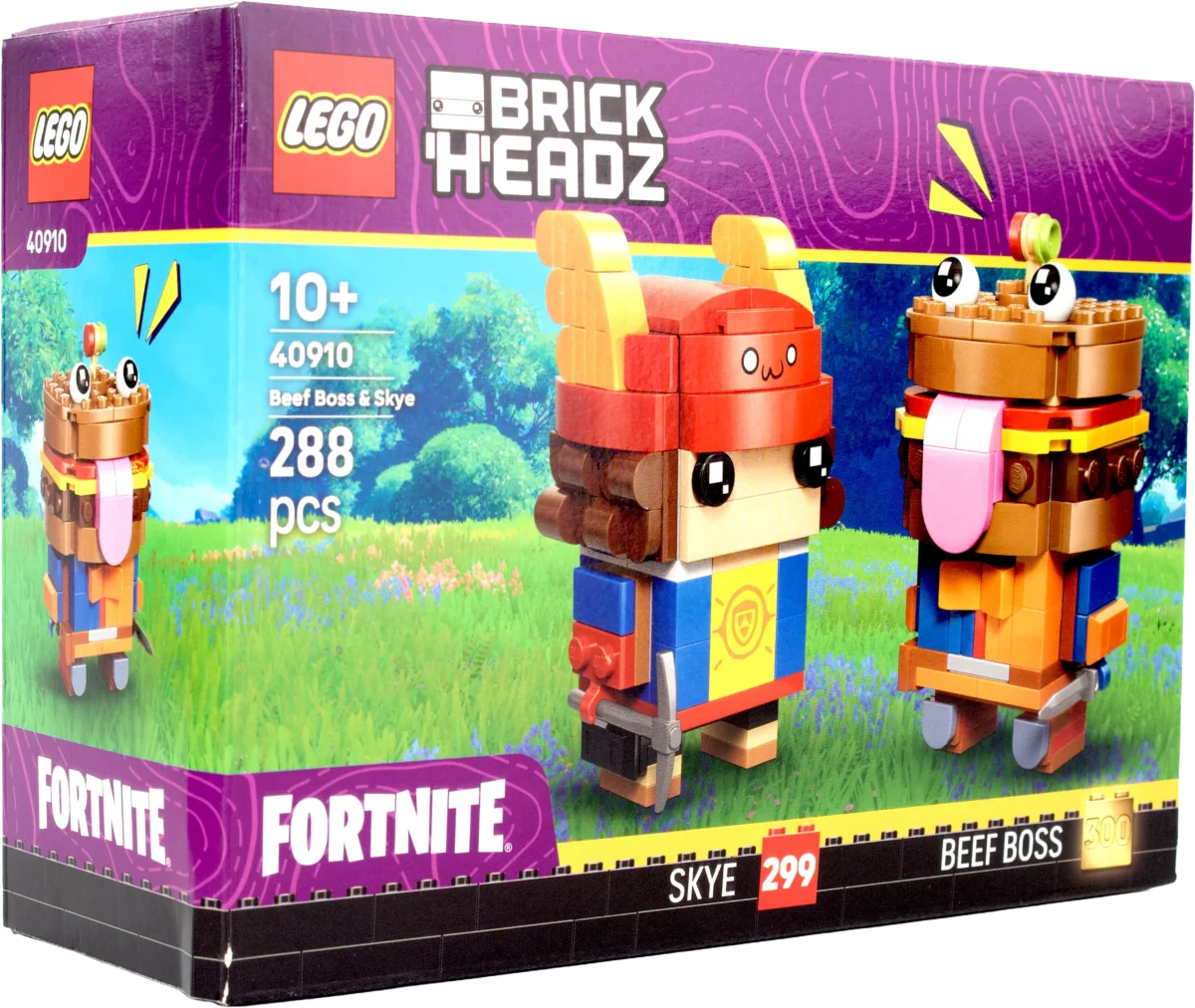 LEGO® Fortnite® BrickHeadz™ Figurer af Beef Boss og Skye (40910)