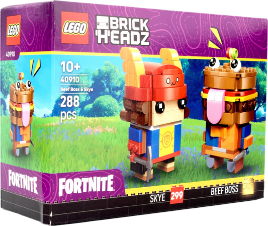 LEGO® Fortnite® BrickHeadz™ Figurer af Beef Boss og Skye (40910) - Magnibrique