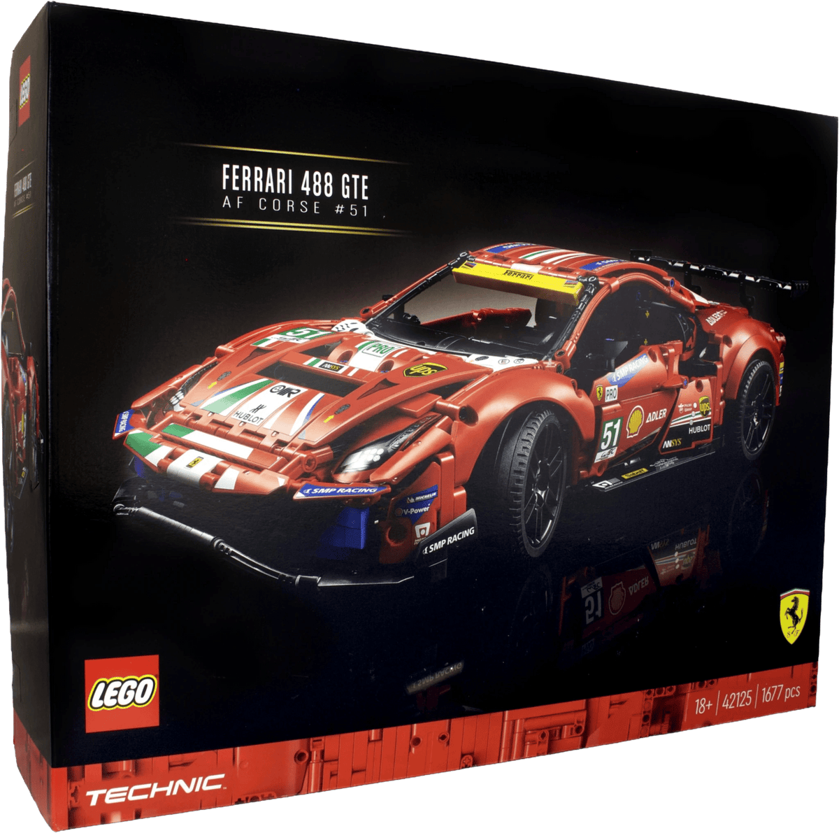 LEGO® Technic Ferrari 488 GTE “AF Corse #51” (42125) - Magnibrique