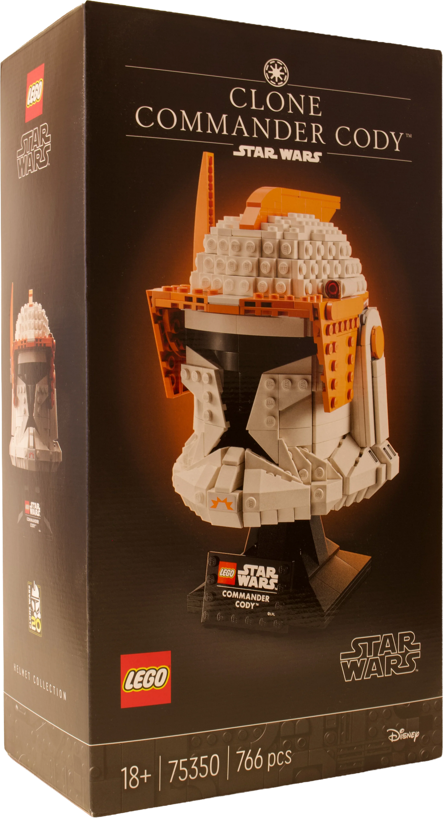 LEGO® Star Wars™ – forside af æsken med Klonkommandør Codys hjelm