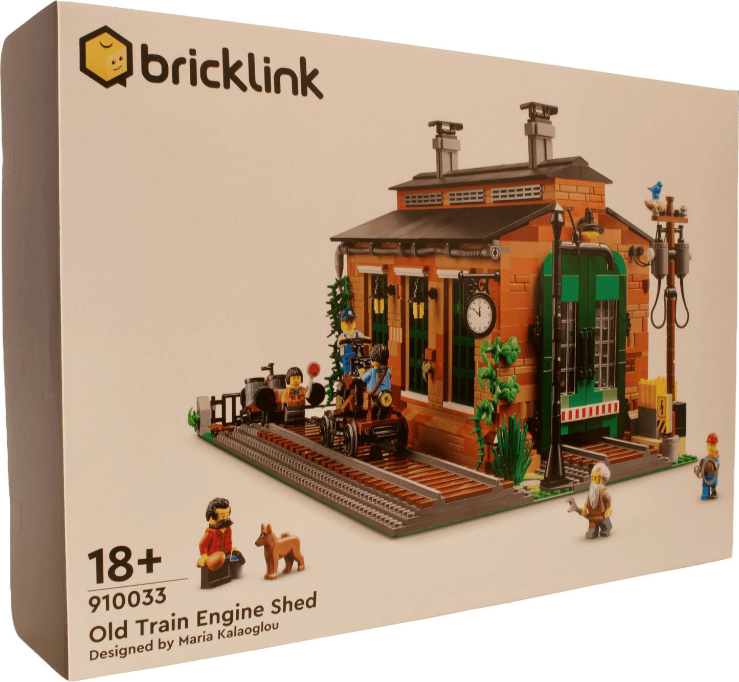 LEGO® BrickLink® Lokomotivremise (910033) - Magnibrique