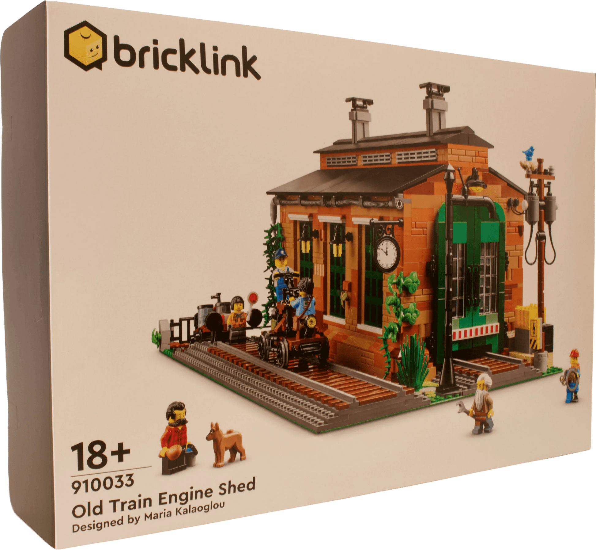 LEGO® BrickLink® Lokomotivremise (910033) - Magnibrique