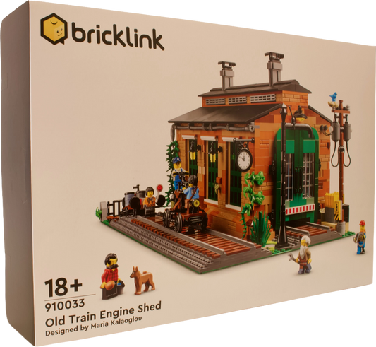 LEGO® BrickLink® Lokomotivremise (910033)